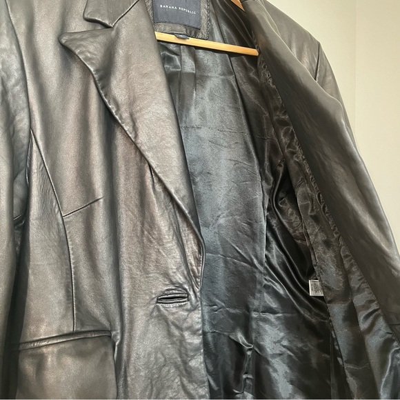 Banana Republic Leather Jacket - Picture 4 of 12